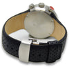 Nike Heritage Alarm Chrono Black Leather Watch WC0054-001 Strap