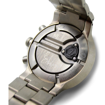 Nike Lance Alti Chrono Titanium Watch WA0055-002 Caseback